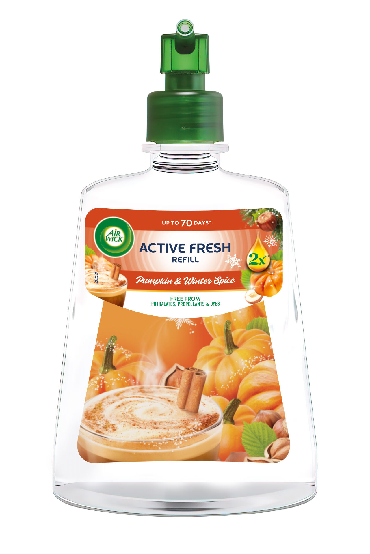 Air Wick Active Fresh Fűszeres sütőtök varázs Utántöltő automata...