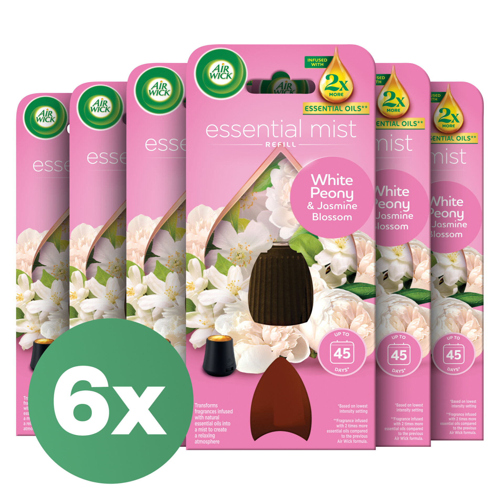 Air Wick Utántöltő Aroma Diffúzor készülékhez - Fehér bazsarózsa...