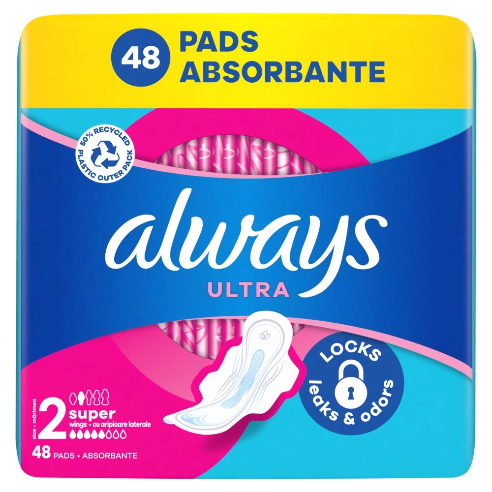 Always Ultra Long egészségügyi Betét 48db