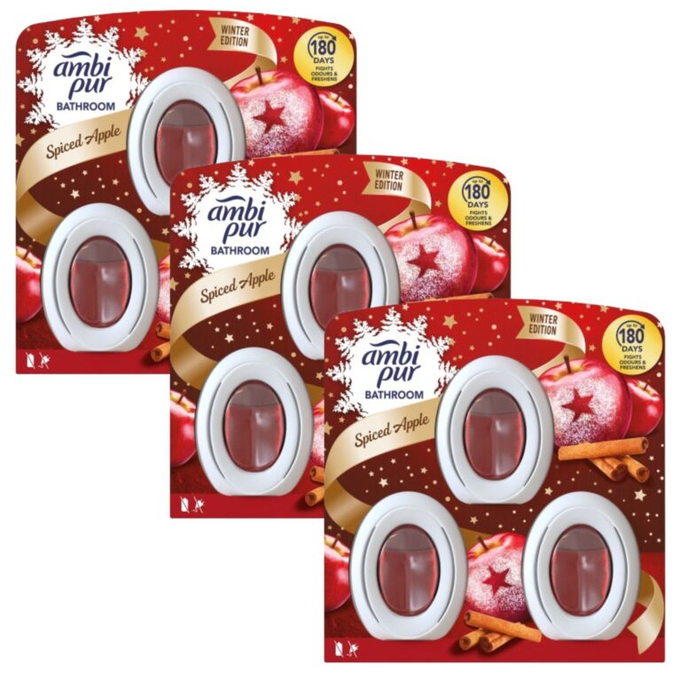 Ambi Pur Spiced Apple Fürdőszobai Légfrissítő 3db 3x8ml