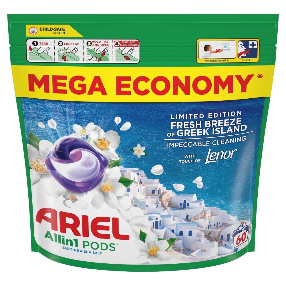 Ariel Allin1 Pods Greek Island Mosókapszula 60 mosás