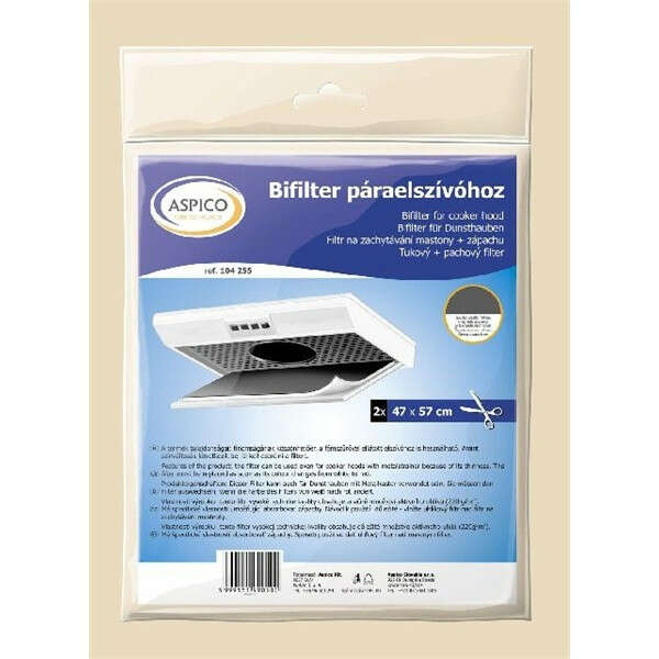 Aspico - Páraelszívó Bifilter - 47x57cm - 2db