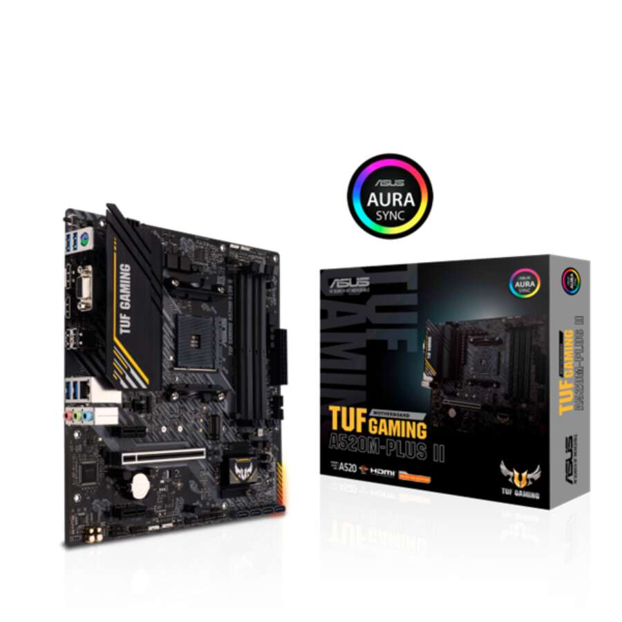 Asus Alaplap AM4 TUF GAMING A520M-PLUS II AMD A520