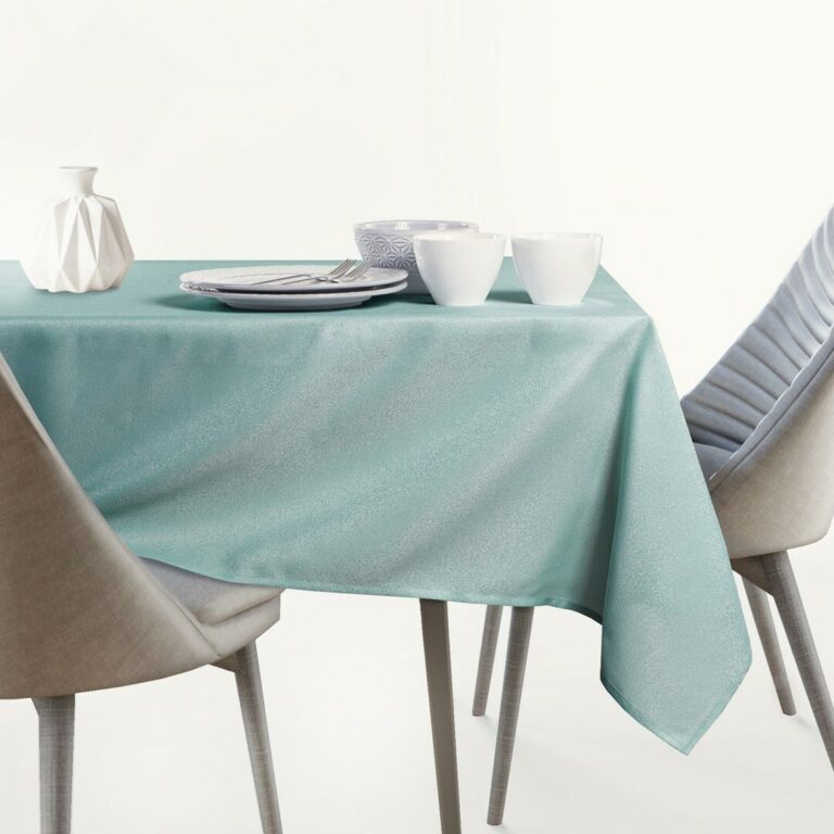 Asztalterítő Empire mentazöld sima klasszikus 140x260 AmeliaHome