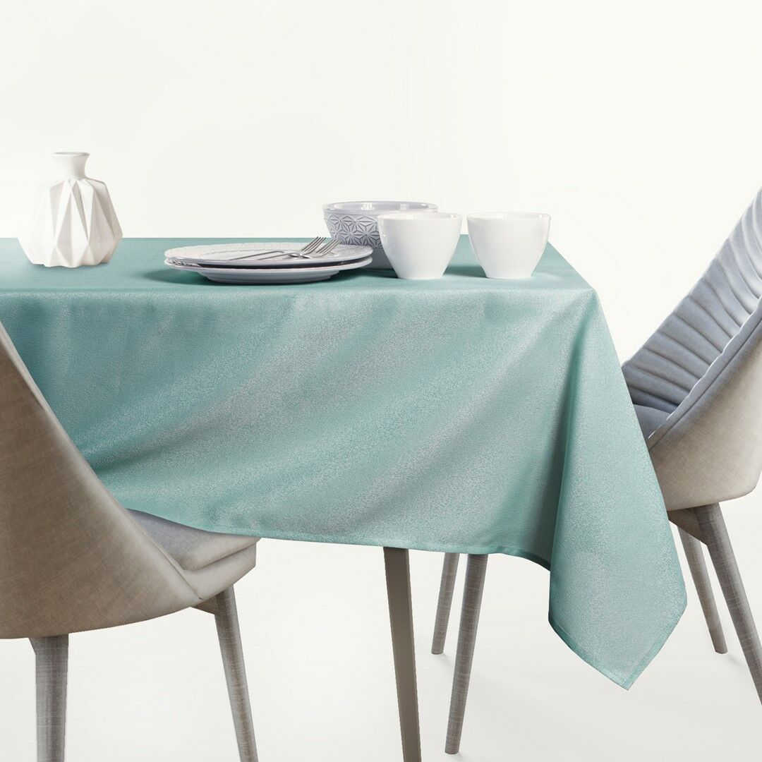 Asztalterítő Empire mentazöld sima klasszikus 140x260 AmeliaHome