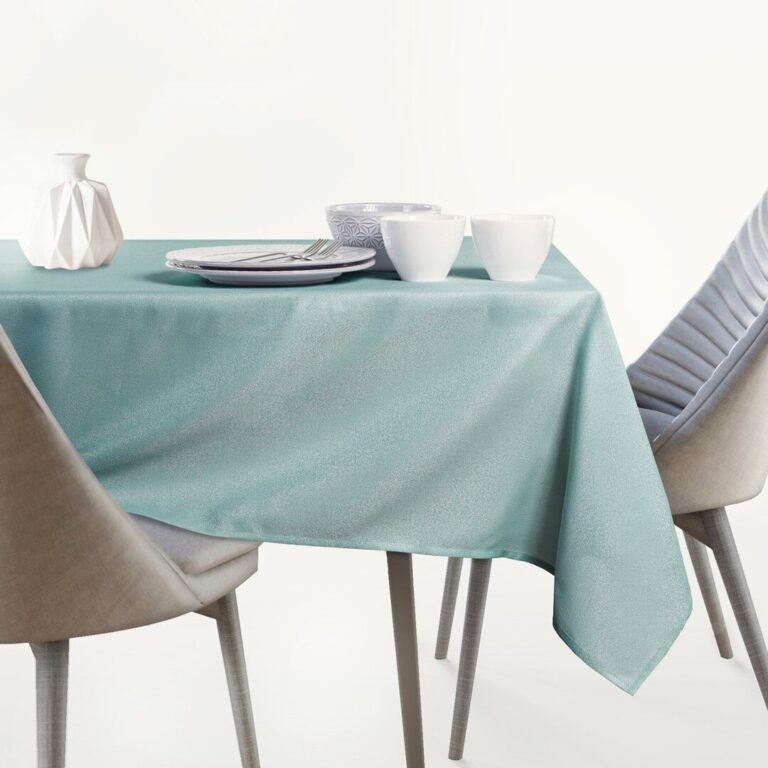 Asztalterítő Empire mentazöld sima klasszikus 150x500 owal AmeliaHome