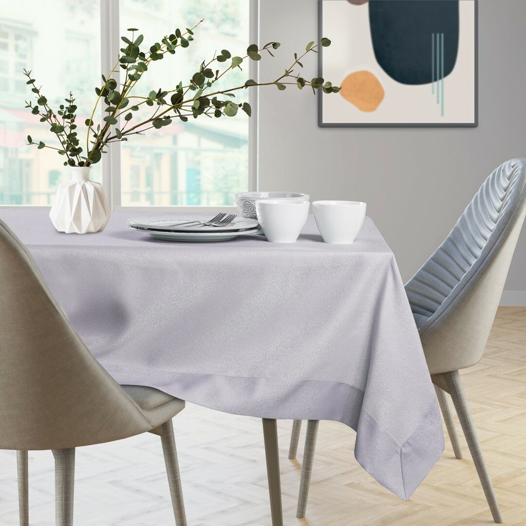 Asztalterítő Empire világoslila sima klasszikus 140x450 AmeliaHome