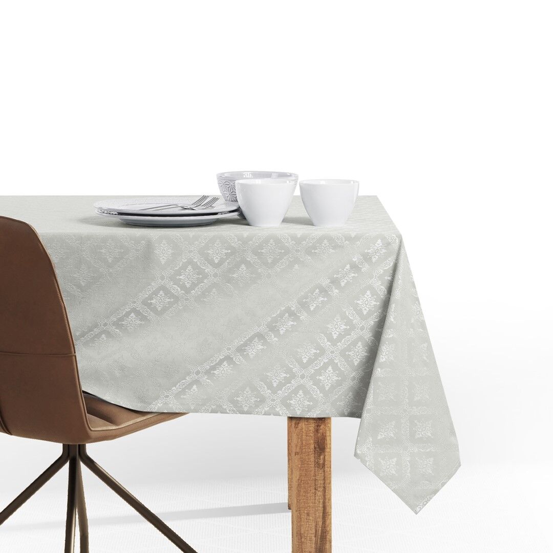 Asztalterítő Maya bézs nyomott klasszikus 150x260 owal DecoKing