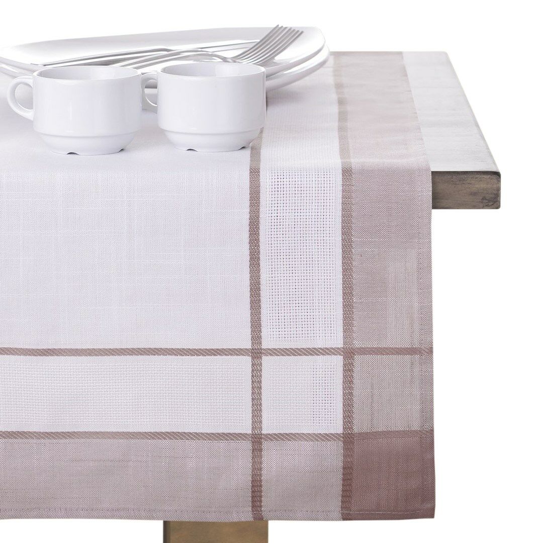 Asztalterítő OLD COLLECTIONS barna hímzett motívum klasszikus 60x...