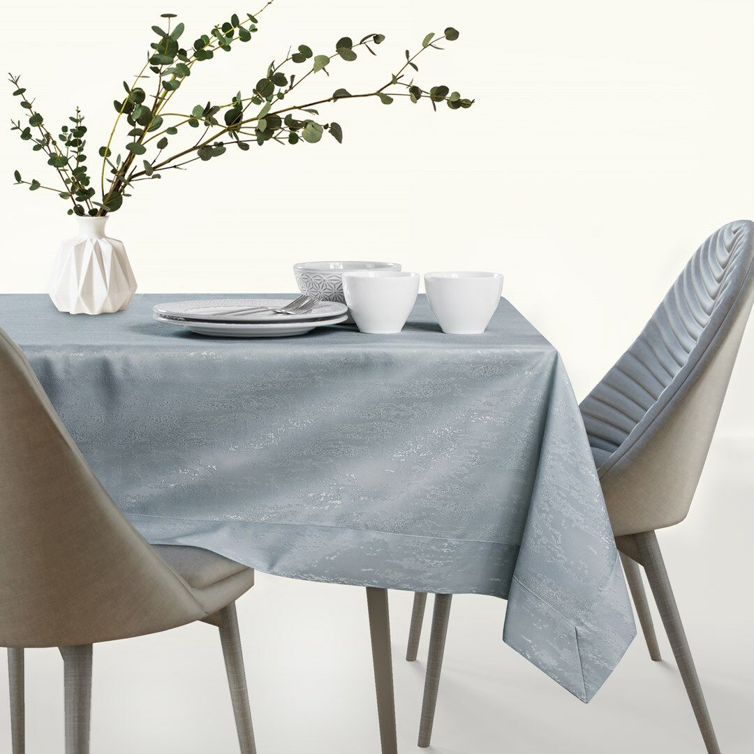 Asztalterítő Vesta szürke dombornyomott modern 150x500 AmeliaHome