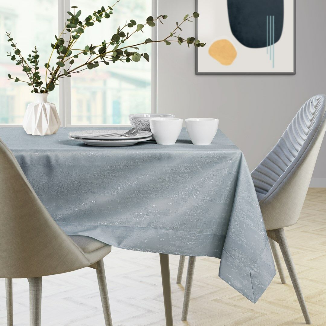 Asztalterítő Vesta szürke dombornyomott modern 155x250 AmeliaHome
