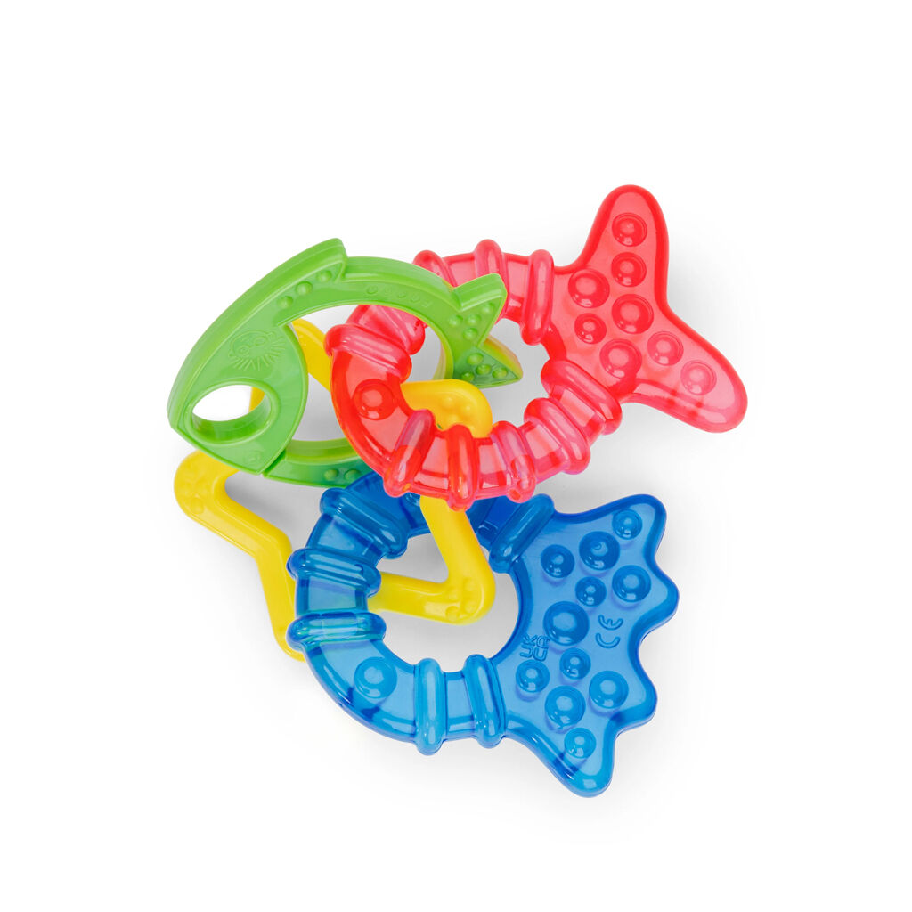 BABY EINSTEIN Rágóka 4db BPA mentes Cool Critters 3hó+