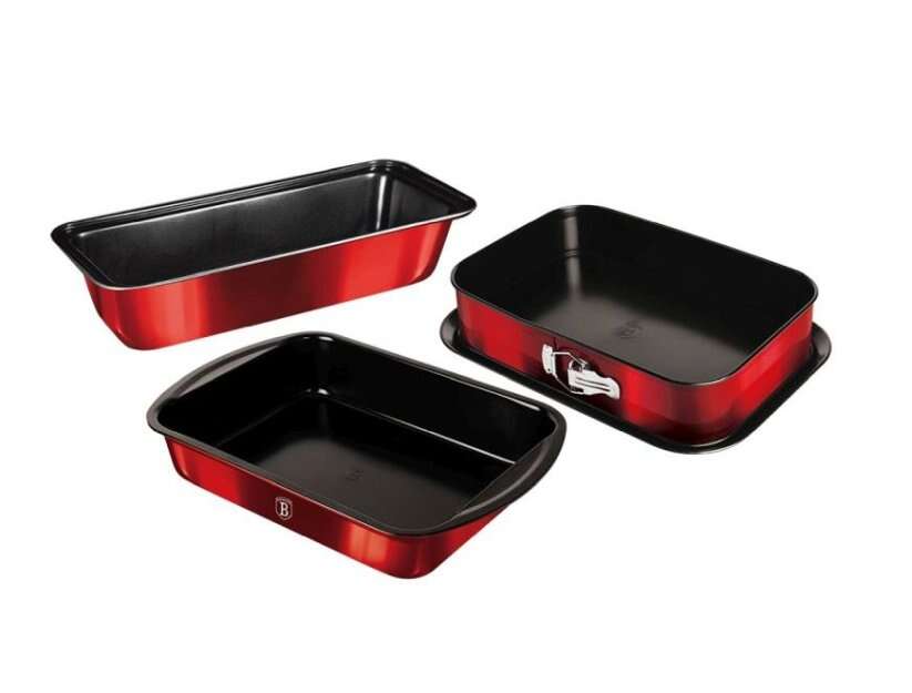 Berlinger Haus BH/7632 Burgundi Sütőforma Készlet (3 részes)
