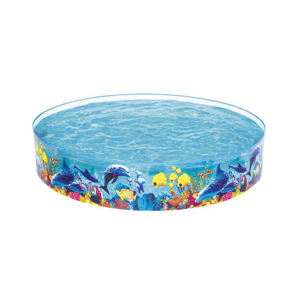 Bestway 244cm merevfalú Gyerekmedence (POL247) - kék