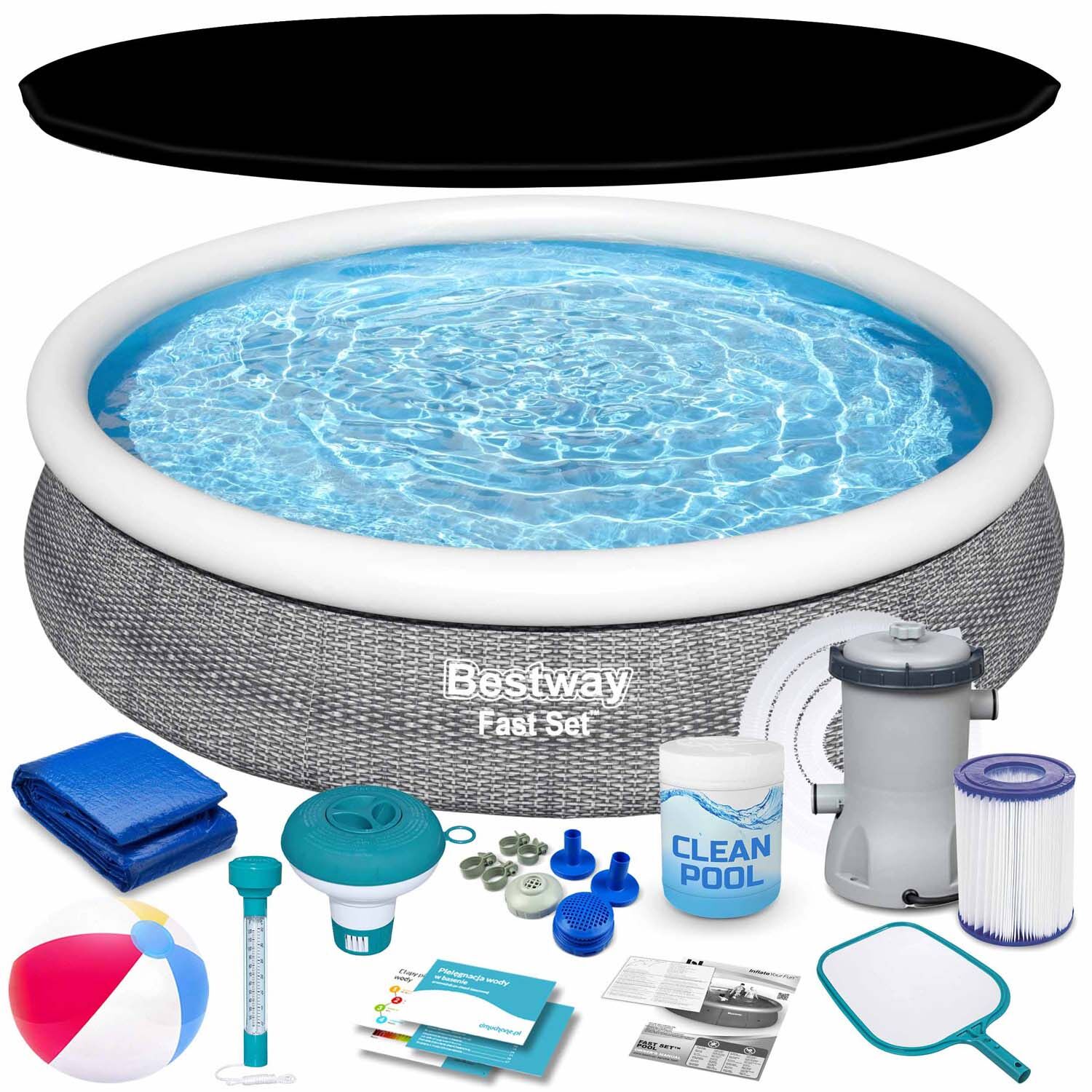 Bestway Kerti Gyerekmedence 366x76cm (57445)