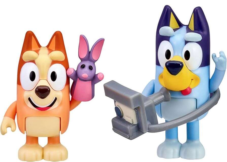 Bluey dupla Figura csomag - Fényképezkedés
