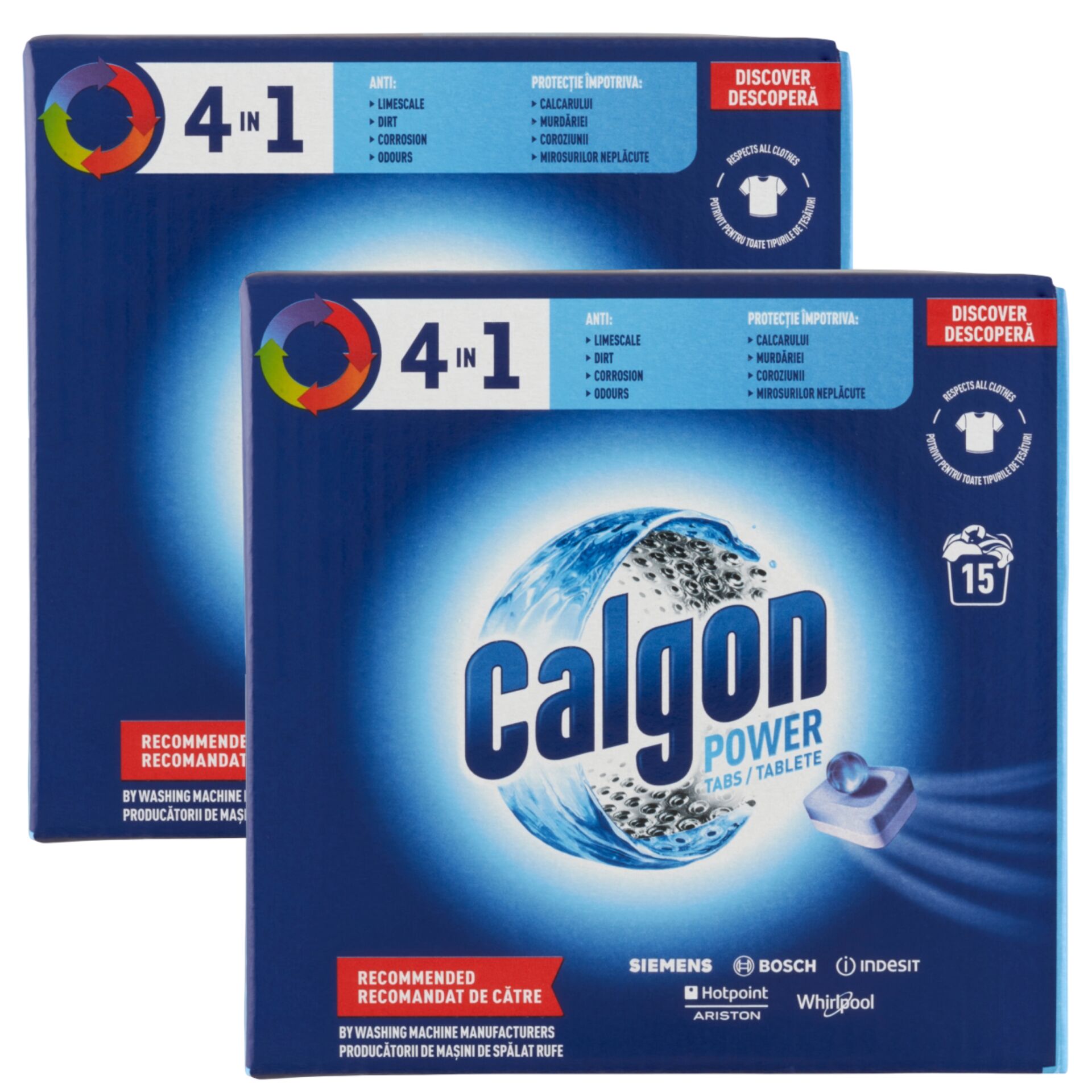 Calgon 4in1 Power Vízlágyító tabletta 2x15db