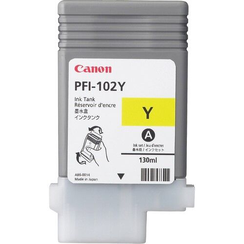 Canon PFI-102 Yellow tintapatron eredeti 0898B001