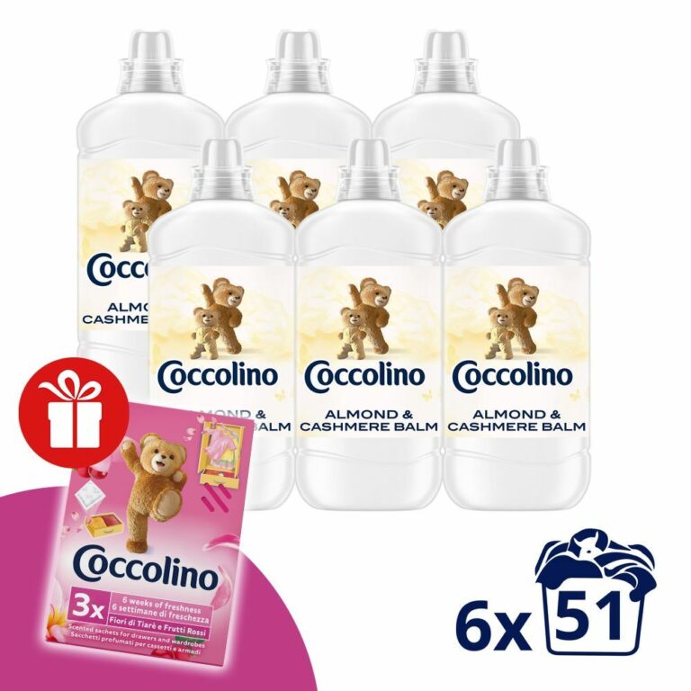 Coccolino Sensitive Almond Öblítő koncentrátum 306 mosás 6x1275ml...