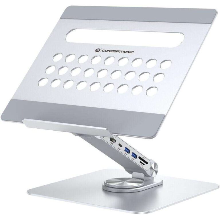 Conceptronic Laptop Állvány - Ezüst - DONN27G