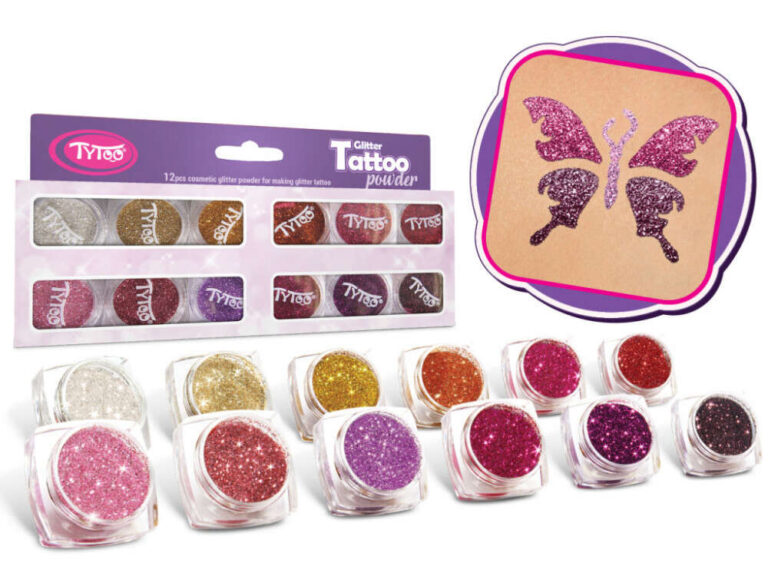 Csillámpor szett 12 x 2