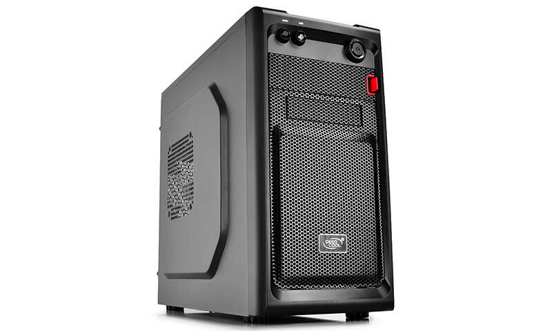 DeepCool DP-MATX-SMTR számítógép ház Fekete