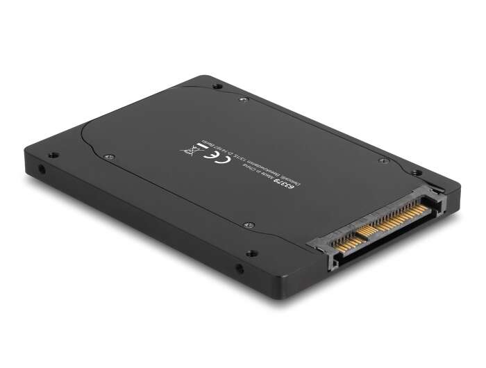 Delock 2.5  átalakító U.2 SFF-8639 - M.2 NVMe M aljzat - 7 mm-es magas