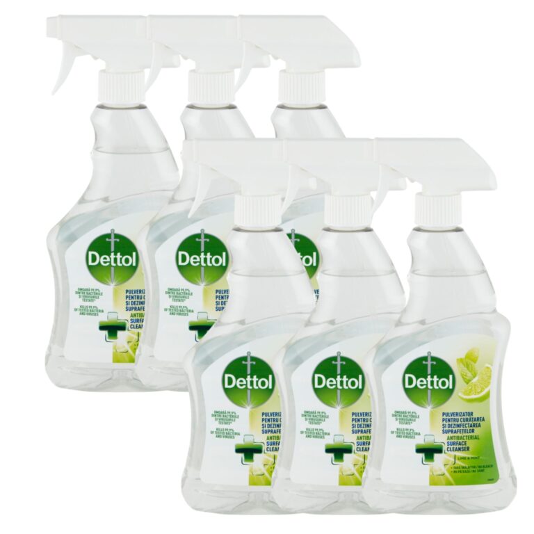 Dettol Lime & Menta Antibakteriális Felülettisztító Spray 6x500ml