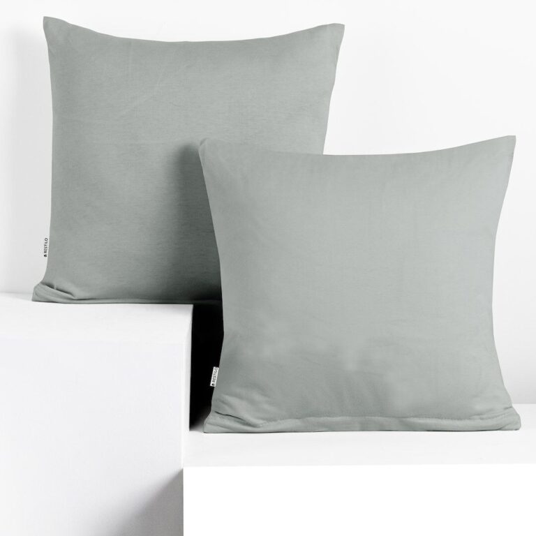 Díszpárnahuzat AMBER szürke  dzsörzé 80x80 DecoKing