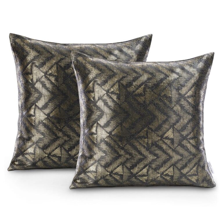 Díszpárnahuzat NAVIA grafitszürke nyomott blackout suede shine 45...