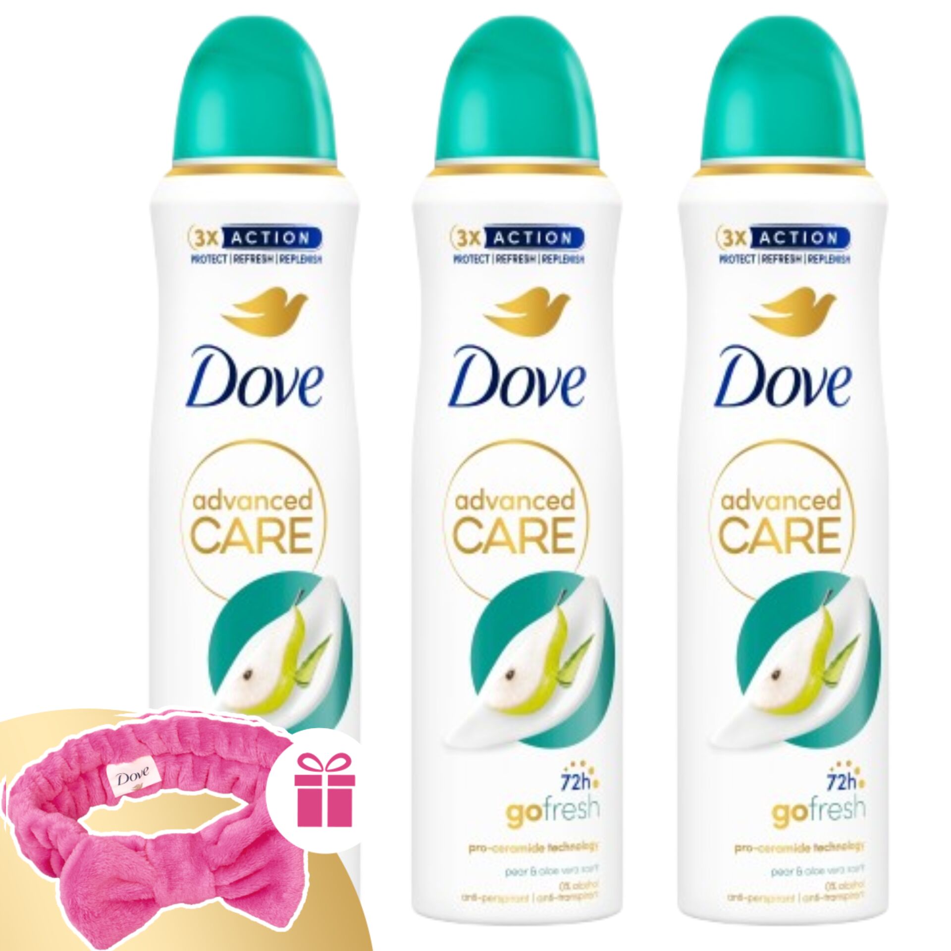 Dove Advanced Care Go Fresh Pear & Aloe Vera Scent Izzadásgát...