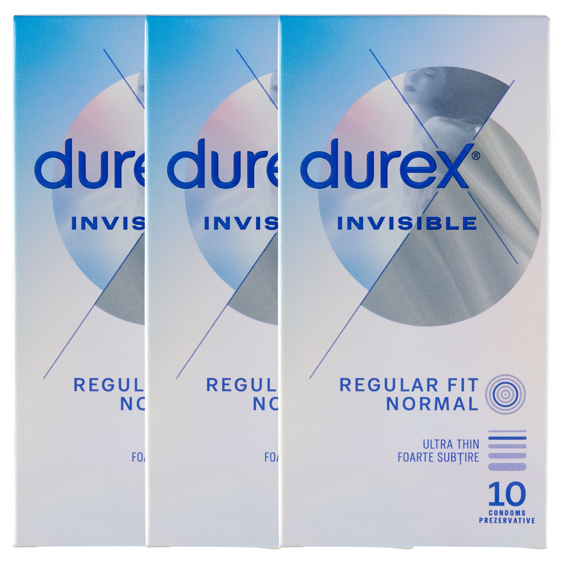 Durex Invisible Regular Fit Óvszer 3x10db