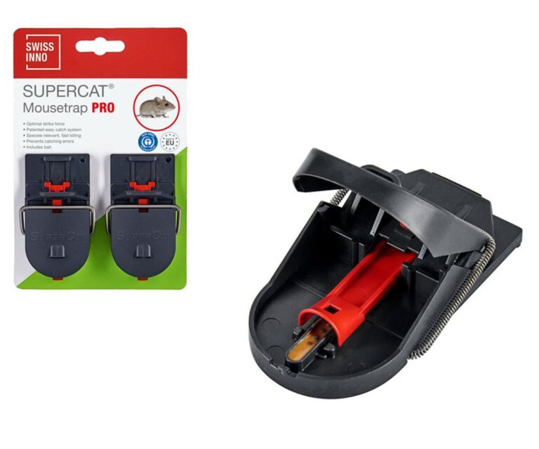 Egérfogó SUPER CAT Swiss Inno  (2db/csom) PRO (piros)