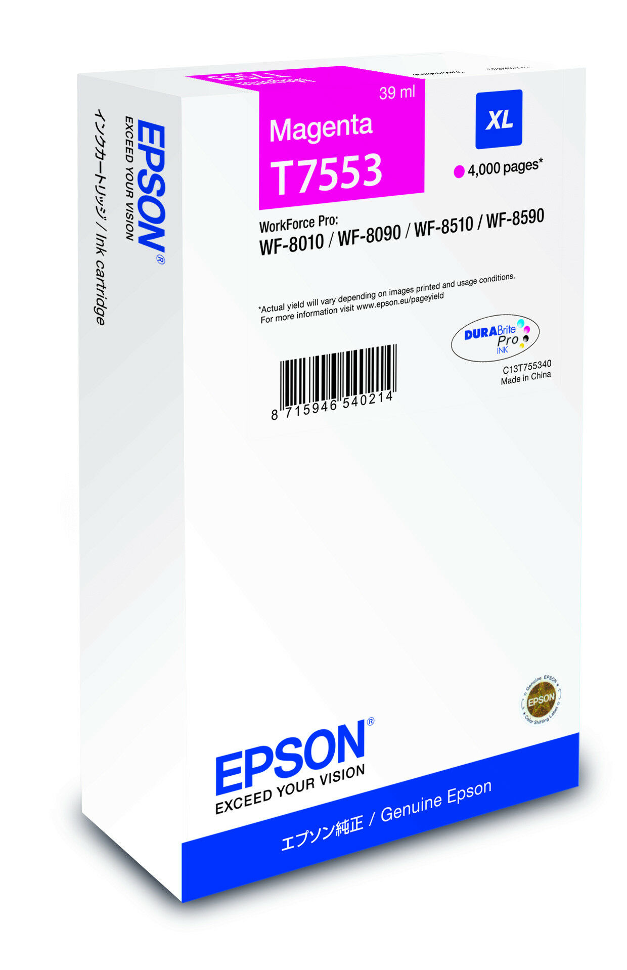 Epson T7553 Patron Magenta 4K /o/
