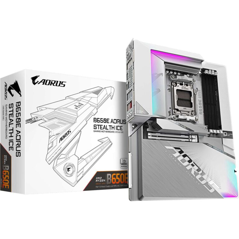 GIGABYTE B650E AORUS STEALTH ICE Alaplap (B650E A STEALTH ICE)