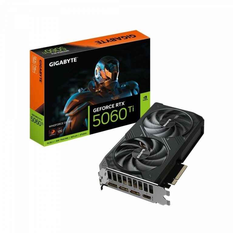 GIGABYTE GeForce RTX 5060 Ti WINDFORCE OC 16G NVIDIA 16 GB GDDR7...