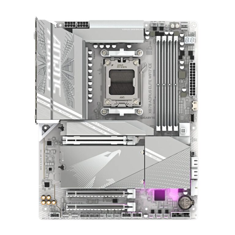 GIGABYTE X870 AORUS ELITE WIFI7 ICE AMD X870 Socket AM5 ATX