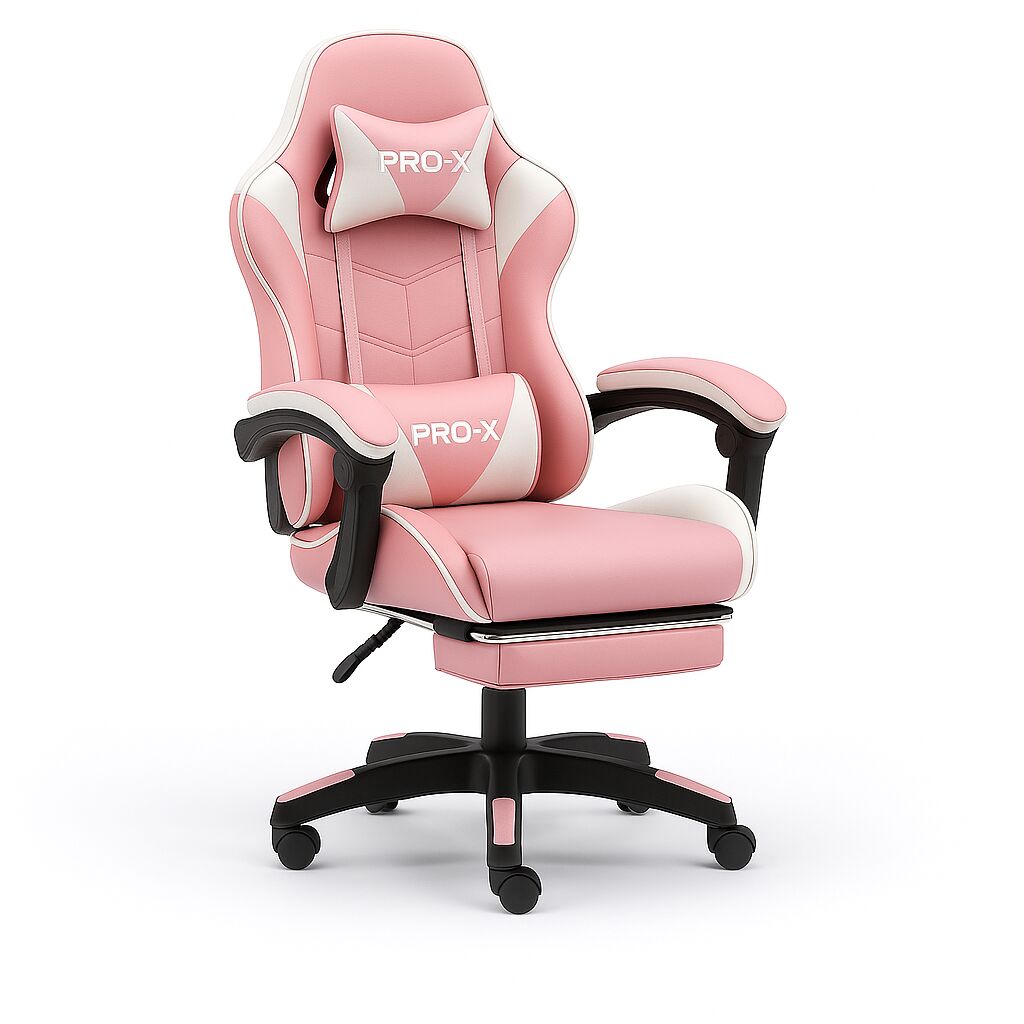 GOBORELAX Gamer szék lábtartóval