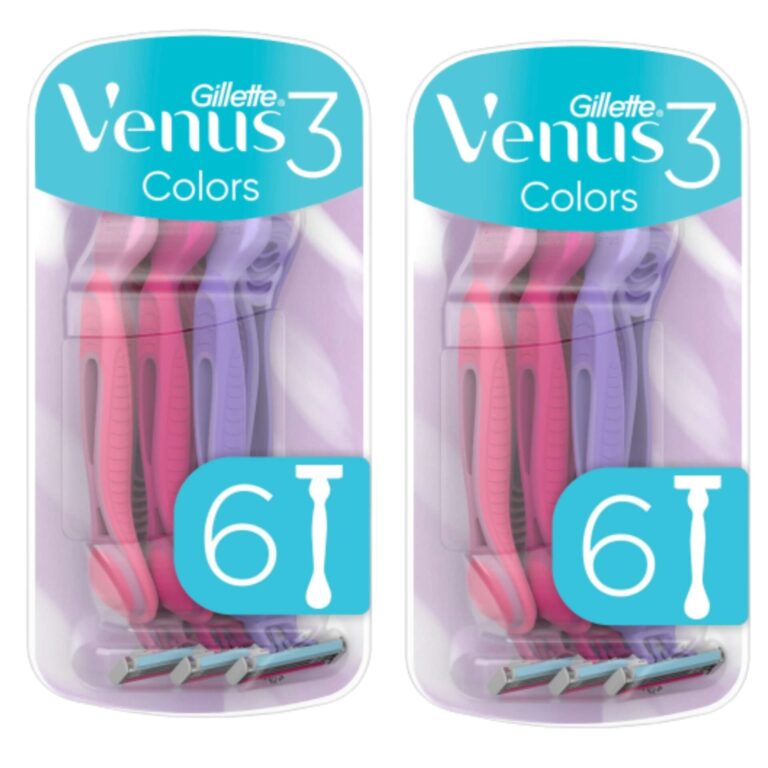 Gillette Venus 3 Colors női Borotva 2x6db