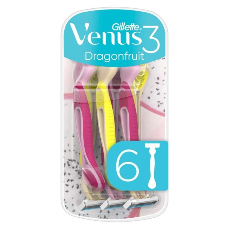 Gillette Venus 3 Dragonfruit női Borotva 6db