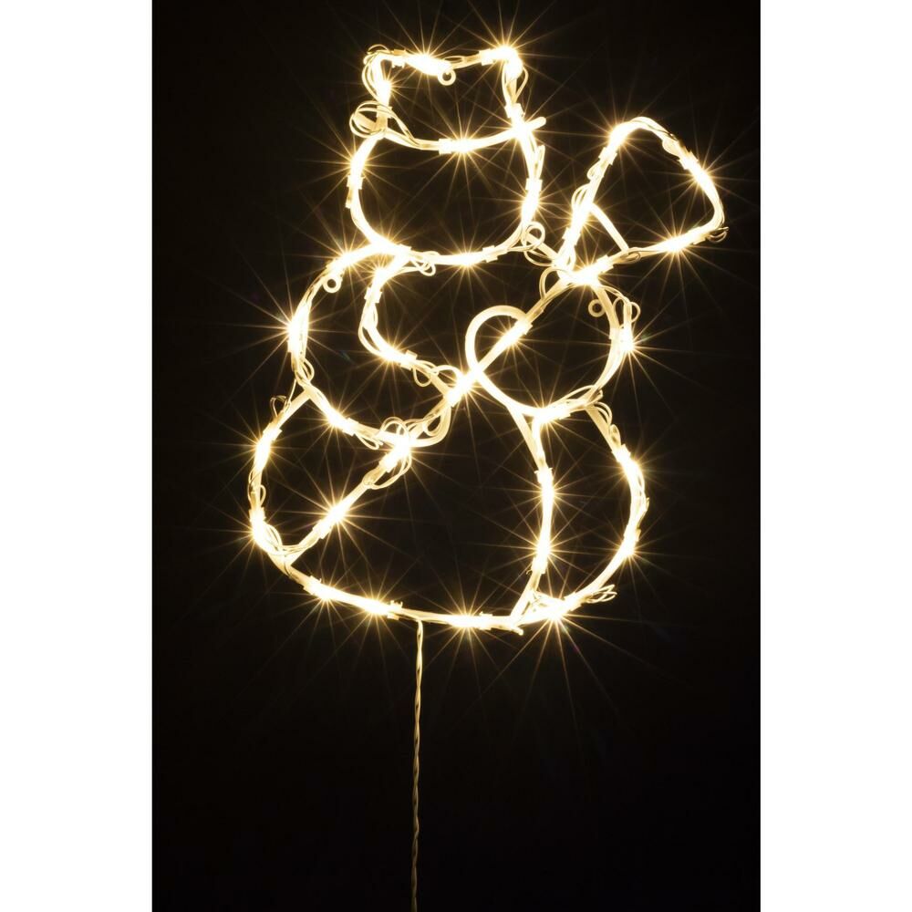 HOME KID507WW LED-es hóember ablakdísz