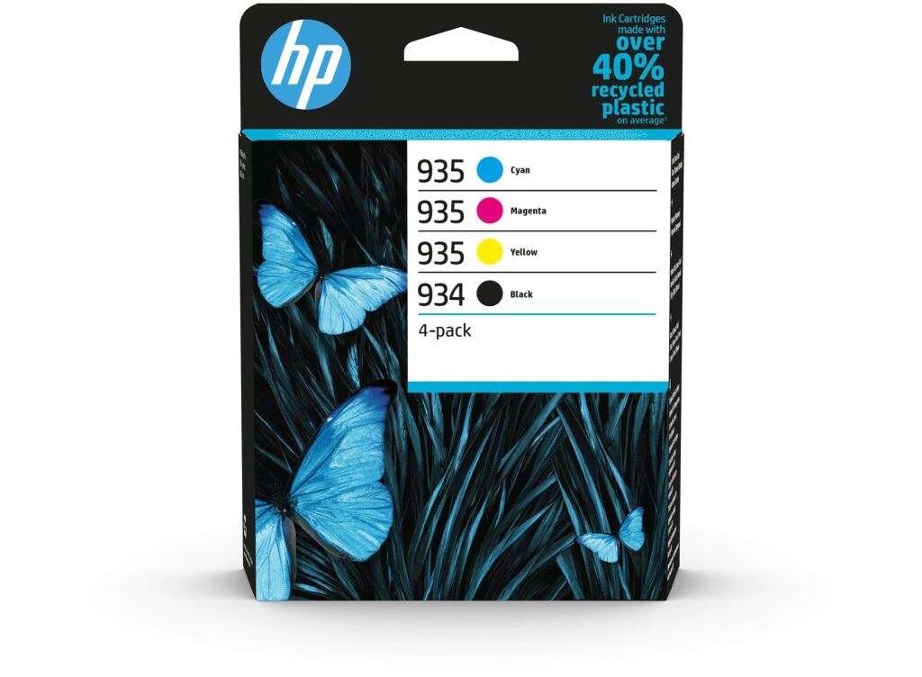HP 934 Fekete/935 Színes Tintapatron Csomag (4 db)