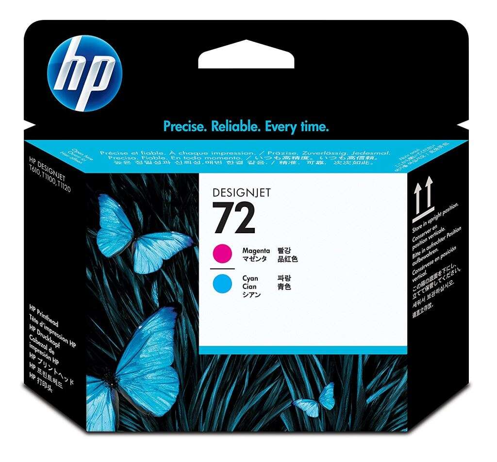 HP Designjet 72 Nyomtatófej - Bíbor és Cián