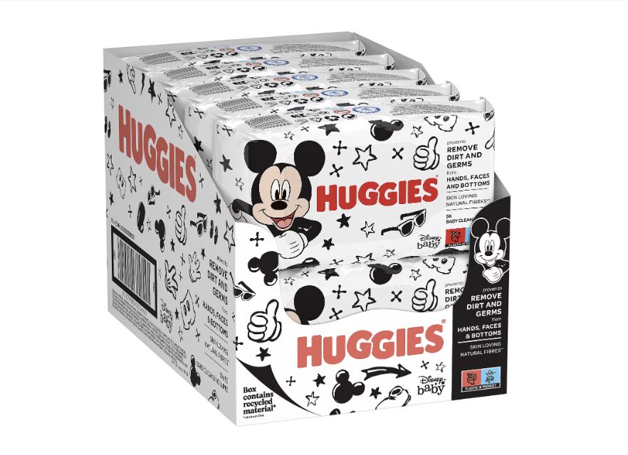 Huggies Baby Wipes Mickey Mouse nedves Törlőkendő 10x56db