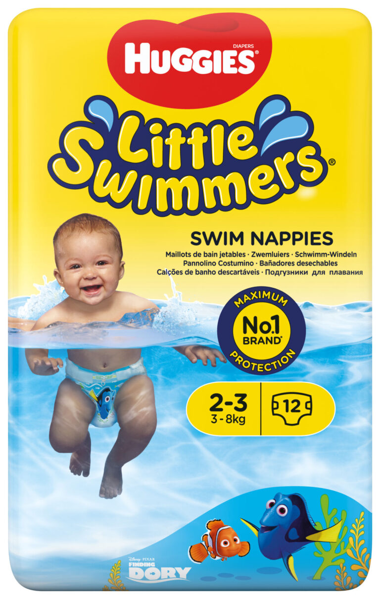 Huggies Little Swimmers eldobható Úszópelenka 3-8kg Mini 2-3 (12db)