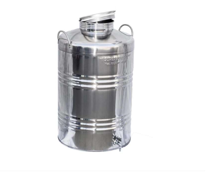 Inox kanna füles 30 L-es