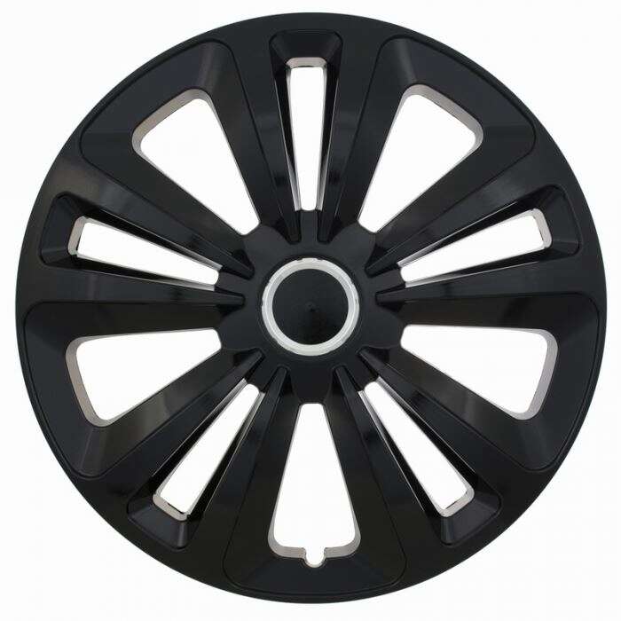 Jestic 13"-os Terra Ring dísztárcsa szett fekete (4db) (JES1...