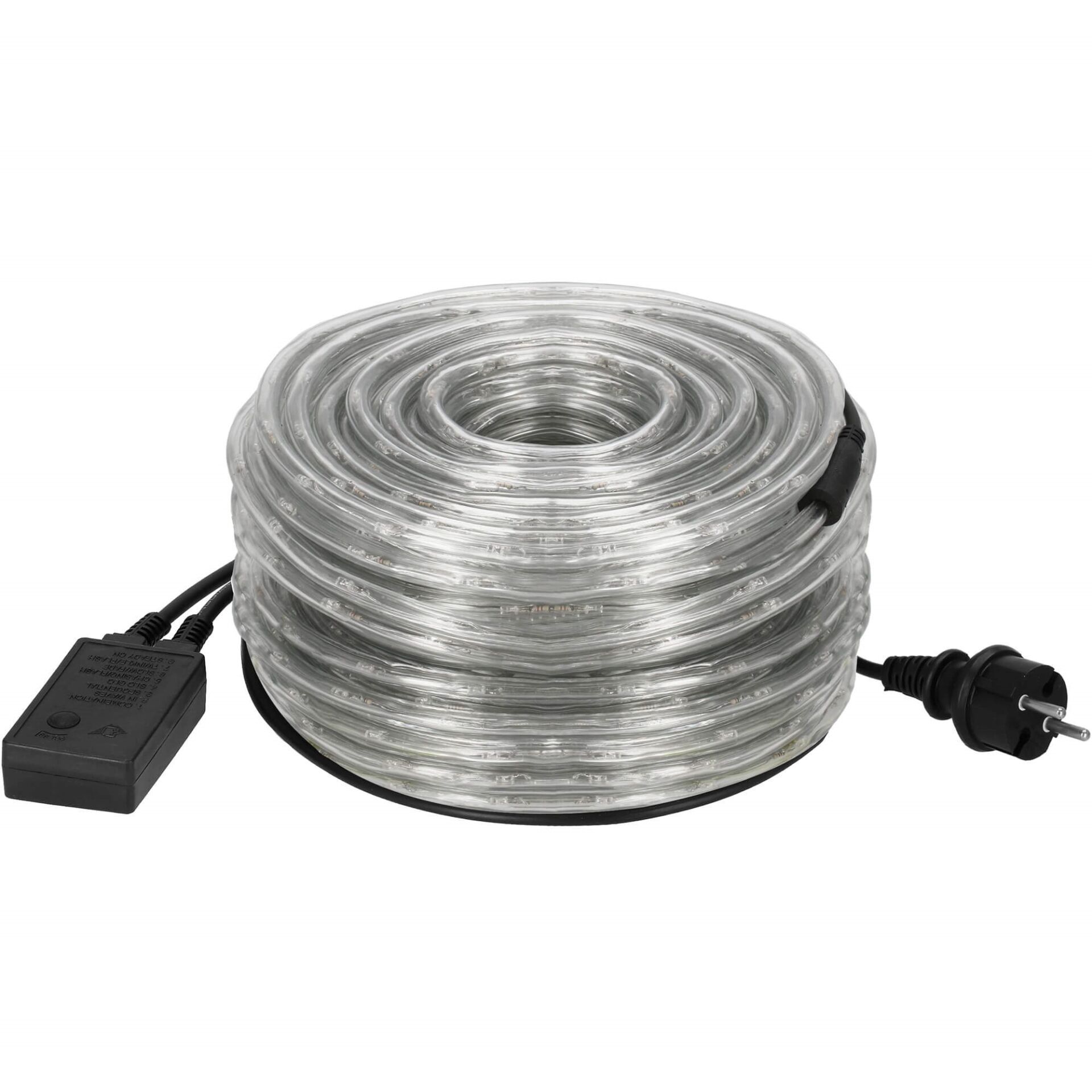 LED Fénykábel - 480 LED - 20m - IP44 - Hideg Fehér