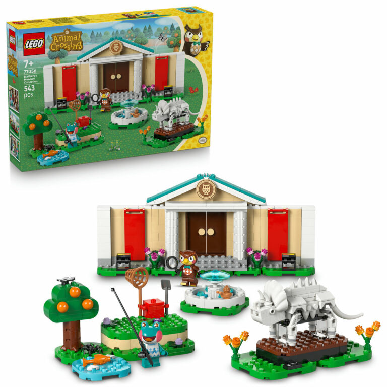 LEGO® Animal Crossing™ Blathers múzeumi gyűjteménye 77056