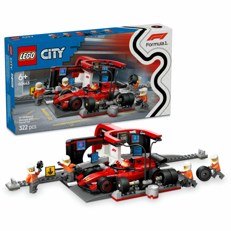 LEGO® City F1®-es boxutca és személyzet